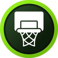 Basketballkorb kreatives Icon-Design vektor