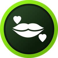 Lippen kreatives Icon-Design vektor