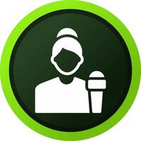 Journalist kreatives Icon-Design vektor