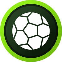 Fußball kreatives Icon-Design vektor