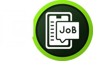 kreatives Icon-Design für die Jobsuche vektor