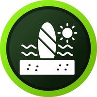 Paddle Surf kreatives Icon-Design vektor