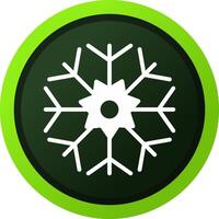 Schneeflocke kreatives Icon-Design vektor