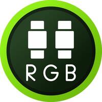 RGB-kreatives Icon-Design vektor