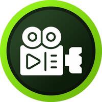 Videokamera kreatives Icon-Design vektor