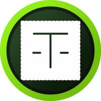 Textfeld kreatives Icon-Design vektor