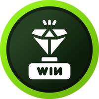 Gewinner kreatives Icon-Design vektor