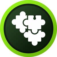 Puzzle kreatives Icon-Design vektor