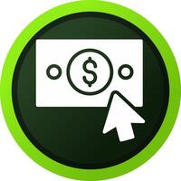 Pay-per-Click-kreatives Icon-Design vektor