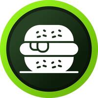 Burger kreativ Symbol Design vektor