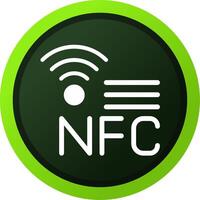 nfc kreativ ikon design vektor