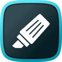 Textmarker kreatives Icon-Design vektor