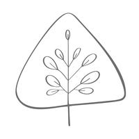 Weihnachtsbaum Vektor Symbol Silhouette. Einfaches Kontursymbol. Lokalisiert auf weißem Netzzeichenset der stilisierten Fichte. Skandinavische Karikaturabbildung der Handdraw