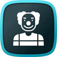 Clown kreatives Icon-Design vektor