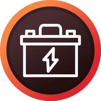 Batterie kreatives Icon-Design vektor