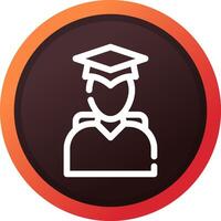 Student kreatives Icon-Design vektor