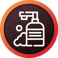 Shampoo kreatives Icon-Design vektor