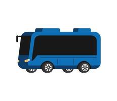 blauer Bus öffentlich vektor