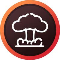 Explosion kreatives Icon-Design vektor