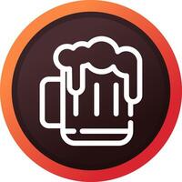 Bier kreatives Icon-Design vektor