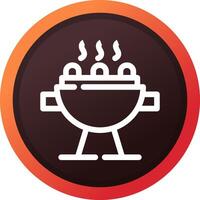 Grill kreatives Icon-Design vektor