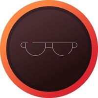 Brille kreatives Icon-Design vektor