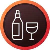 Wein kreatives Icon-Design vektor