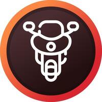 Motorrad kreativ Symbol Design vektor