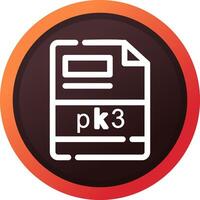 pk3 kreativ Symbol Design vektor