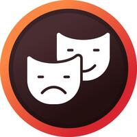 Comedy kreatives Icon-Design vektor