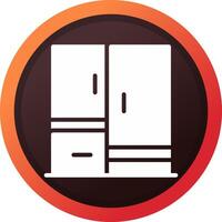 Kleiderschrank kreatives Icon-Design vektor