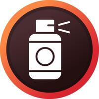 Haarspray kreatives Icon-Design vektor