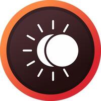 Eclipse kreatives Icon-Design vektor