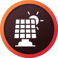 Solarpanel kreatives Icon-Design vektor