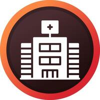 Krankenhaus kreatives Icon-Design vektor