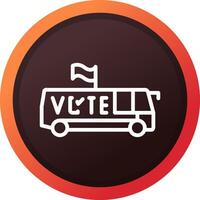 Bus kreatives Icon-Design vektor