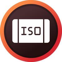 iso kreatives Icon-Design vektor