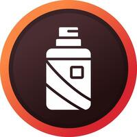 Haarspray kreatives Icon-Design vektor