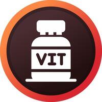 Vitamine kreatives Icon-Design vektor