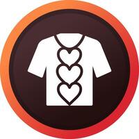 Shirt kreatives Icon-Design vektor