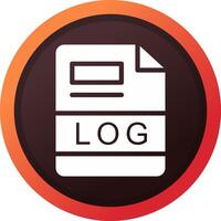 Log kreatives Icon-Design vektor