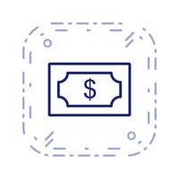 Dollar-Vektor-Symbol vektor