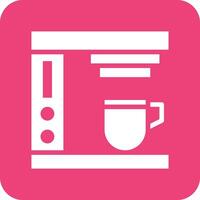 smart kaffe maskin vektor ikon
