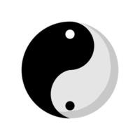 yin yang tecken vektor