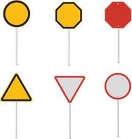 varning tecken. fara varning varna triangel uppmärksamhet tecken. risk vektor symbol. utrop märke. säkerhet hot eller fel tecken. misstag ikon.