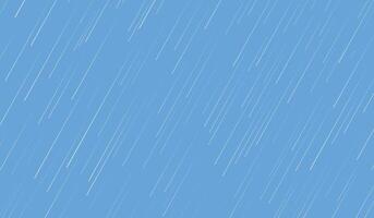Regen Blau Hintergrund. Wasser Tropfen Regenfall Vektor Muster