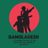 nationell flagga av bangladesh vektor