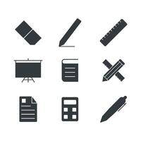 brevpapper ikon uppsättning vektor design mallar enkel och modern begrepp
