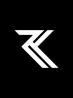 rk monogram logotyp vektor