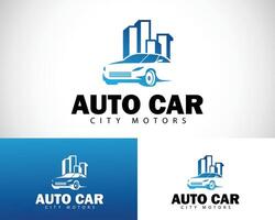 service bil logotyp kreativ modifiering stad bil design begrepp -handlare affär vektor